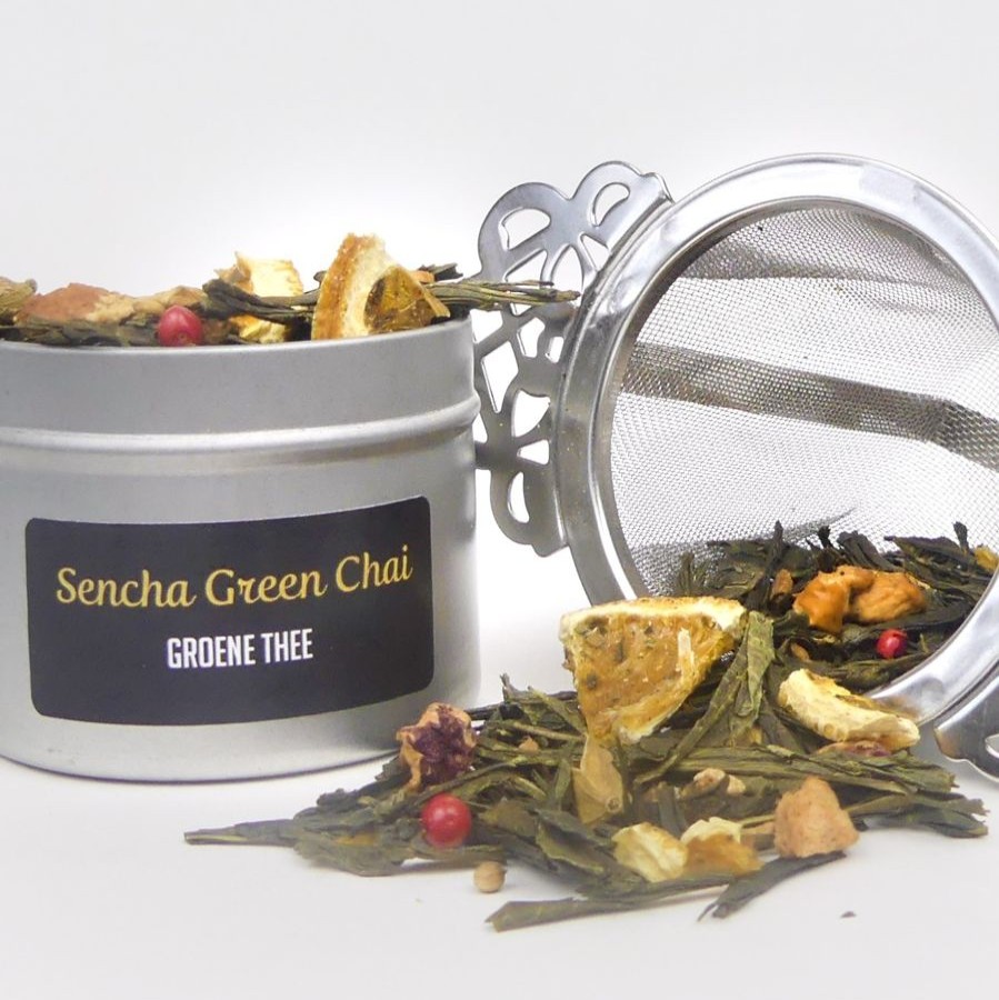 Losse Thee Van Bruggen Thee Herfst Thee | Sencha Green Chai - Groene Thee