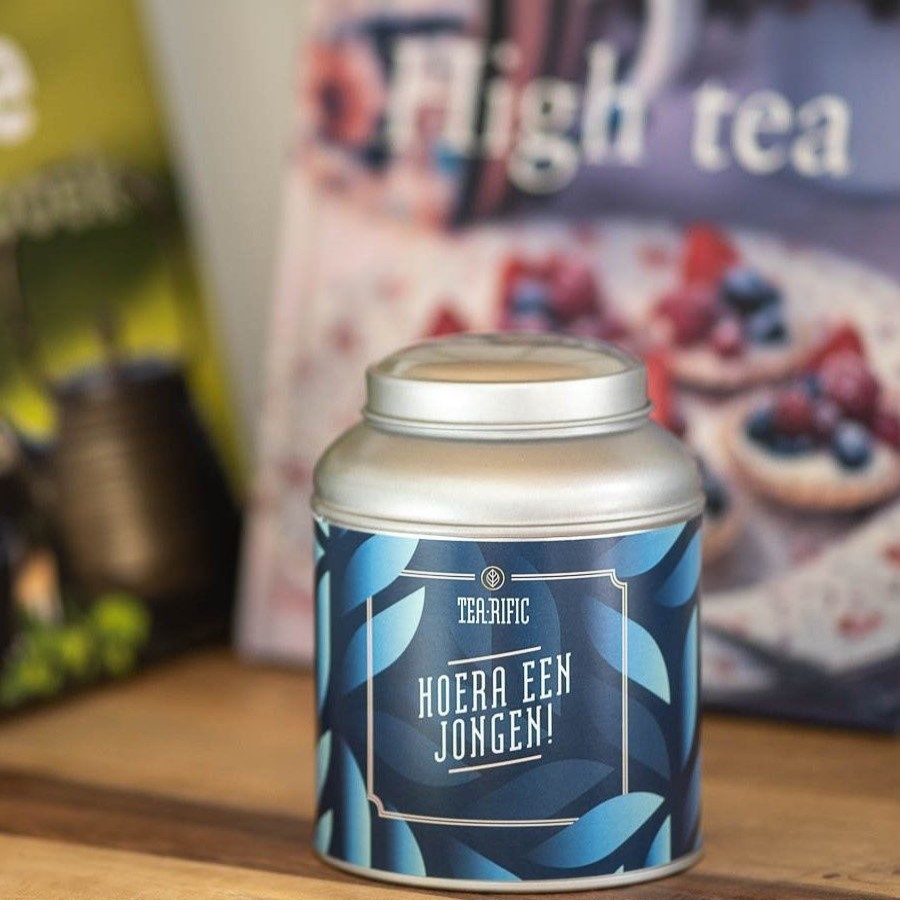 Cadeaus Van Bruggen Thee | Cadeaublik Hoera Een Jongen! 50 Gram Thee