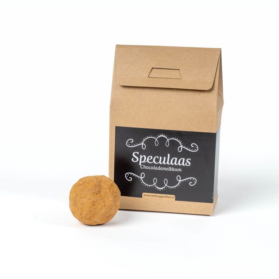 Chocolade Van Bruggen Thee | Chocoladebom Chocolademelkbal Speculaas