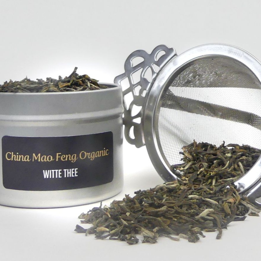 Losse Thee Van Bruggen Thee | China Mao Feng Organic Witte Losse Thee China Mao Feng Organic