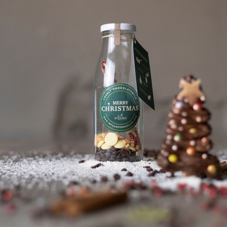 Chocolade Van Bruggen Thee | Fles Chocolademelk Kerst